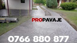 beton amprentat valcea